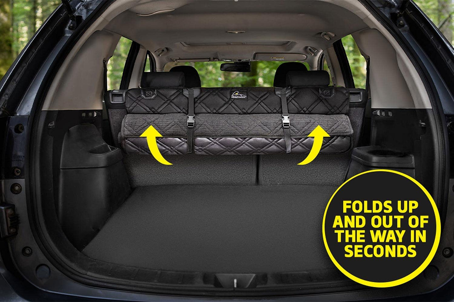 SUV Cargo Liner Dog Seat Covers, Double Stitched & Extra Padded, Water Repellant, anti Shock, Non-Slip, Car Cover Trunk Mat, Dog Accessories, Pet Car Seat Protector for Fur & Mud