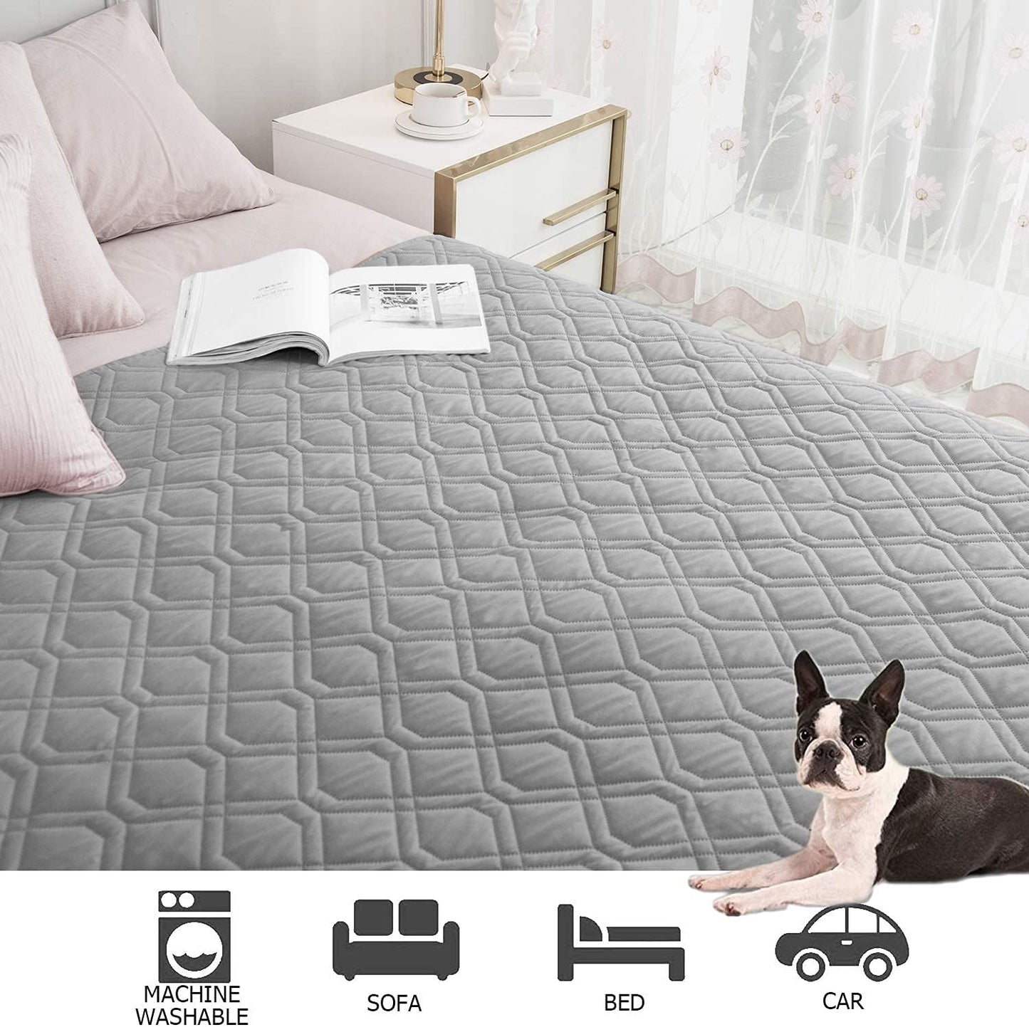 Reversible Waterproof Dog Bed Cover & Pet Blanket - Ultimate Protection for Your Furniture and Couches!