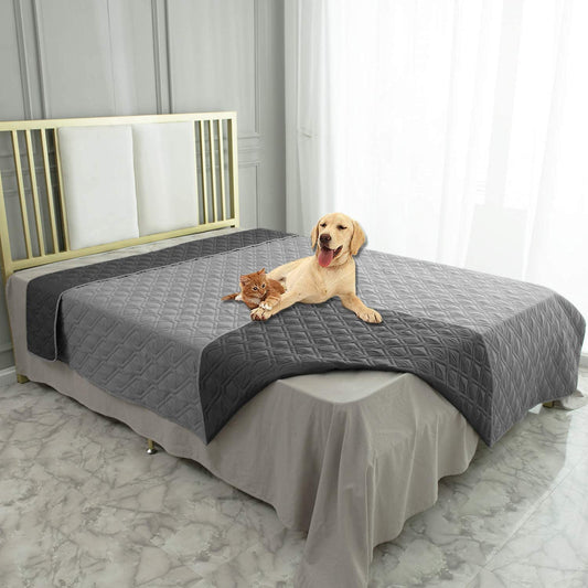 Reversible Waterproof Dog Bed Cover & Pet Blanket - Ultimate Protection for Your Furniture and Couches!